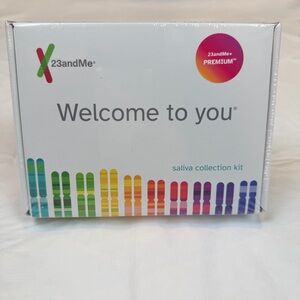 23 and Me DNA Kit with One Year PREMIUM membership included SEALED • NWT